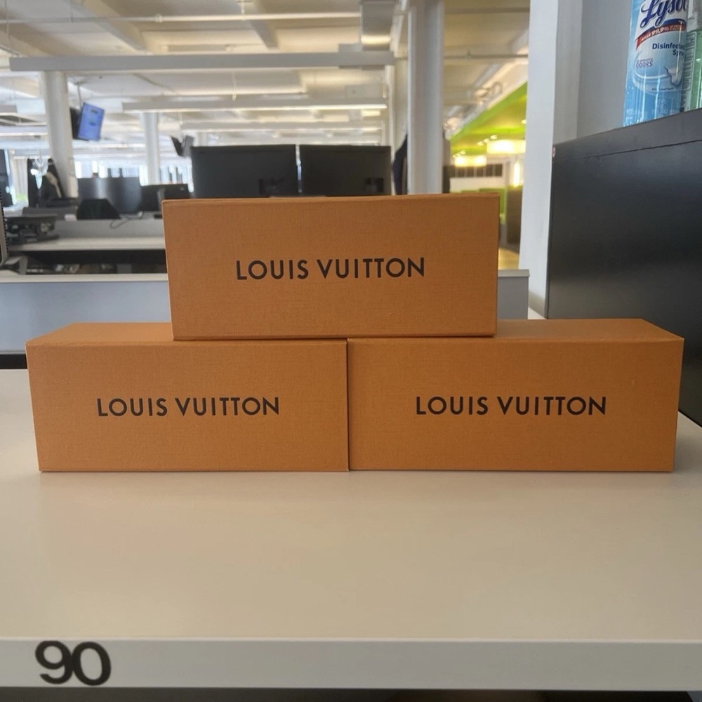 Louis Vuitton Signature Orange Box Trio